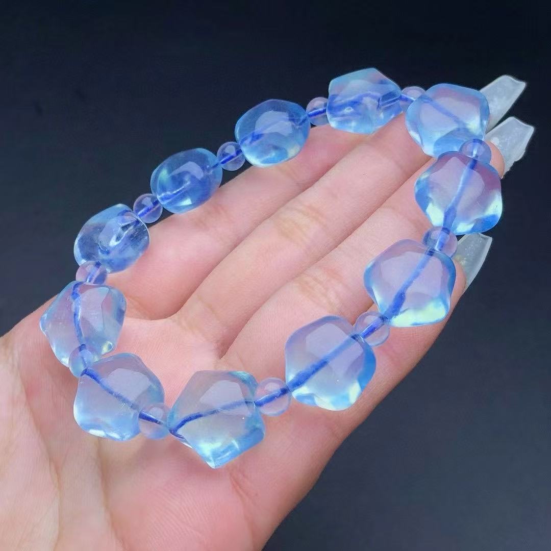 Aquamarine Star Bracelet